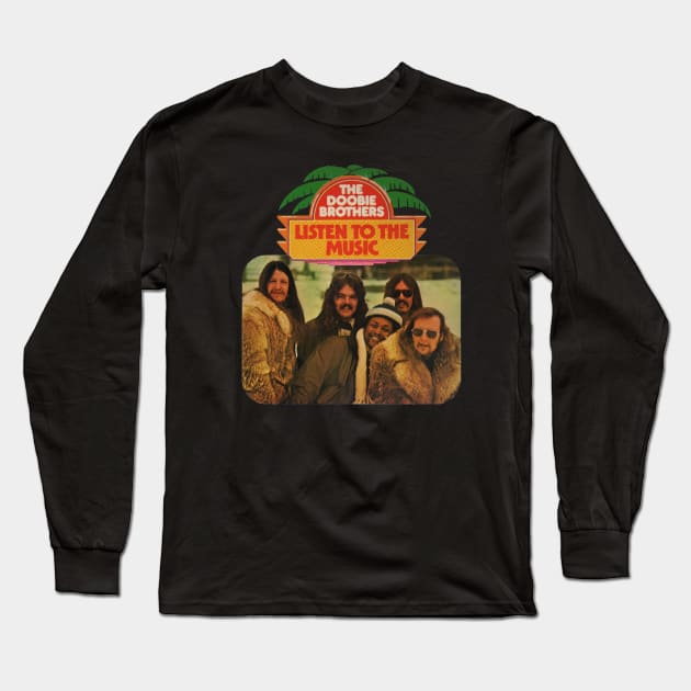 Listen To The Music On BEACH Long Sleeve T-Shirt by Kehed Records